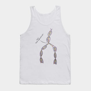 Stop Copying Me - DNA (Light background) Tank Top